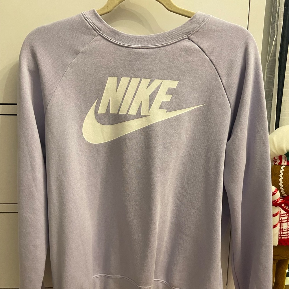 lilac nike crewneck